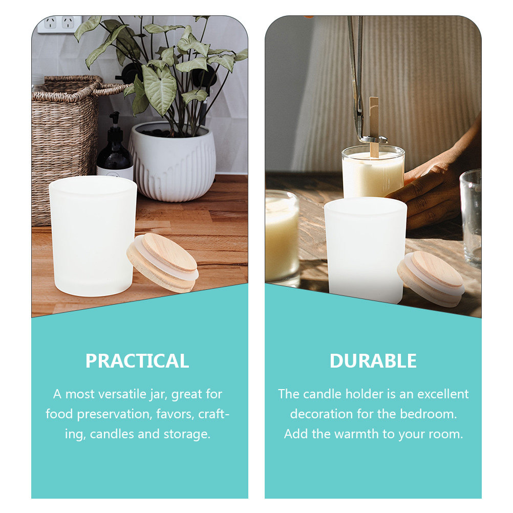 Gruby słoik ze szkła z rustyka – Candle Making Jars With Lids recenzja i cena