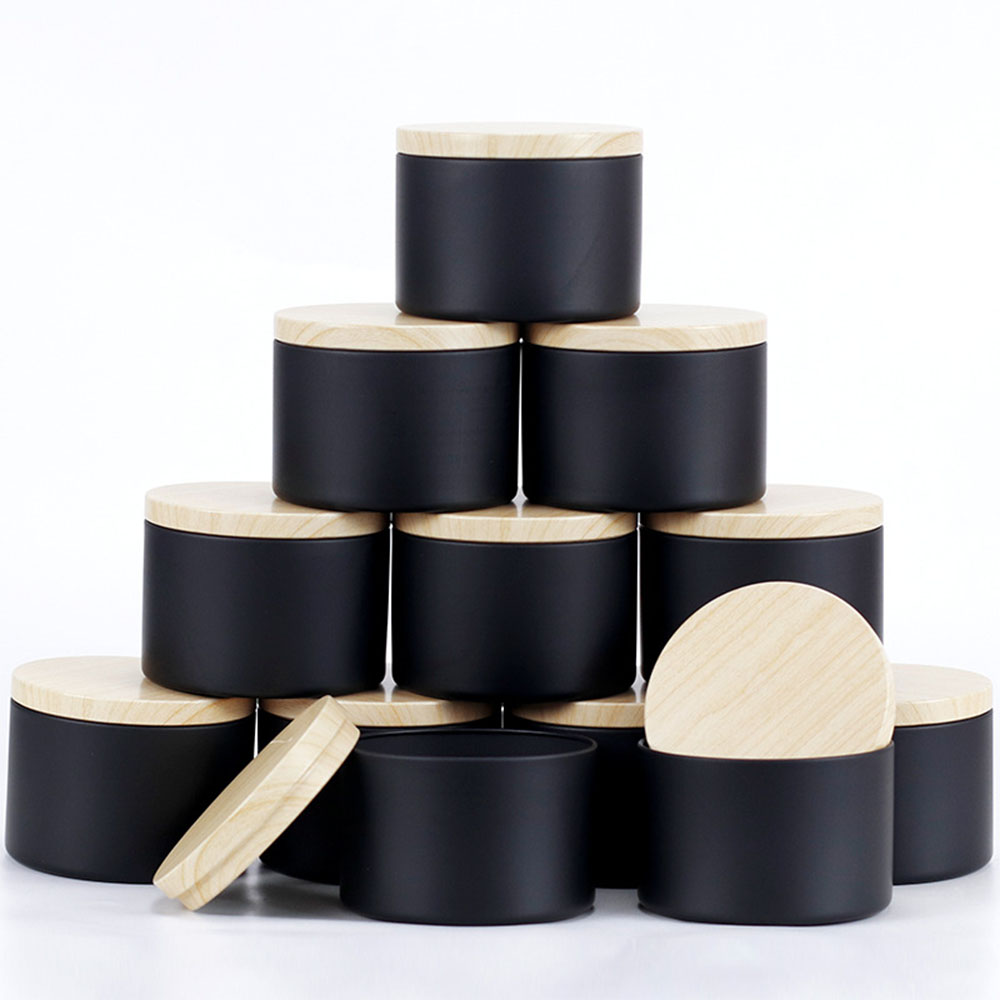 24 szt. czarnych słoików na św – Candle Making Jars With Lids recenzja i cena