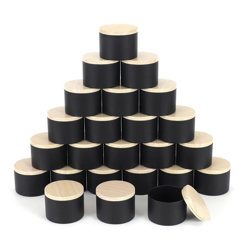 24 szt. czarnych słoików na św – Candle Making Jars With Lids recenzja i cena