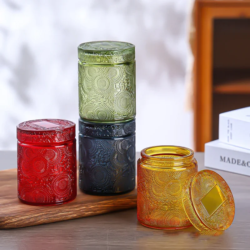 1 szt. Szklany słoik do przech – Candle Making Jars With Lids recenzja i cena